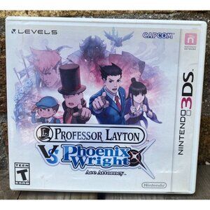 Professor Layton vs. Phoenix Wright: Ace Attorney - Nintendo 3DS CIB [Complete]